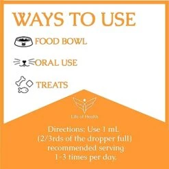 Natural Antibiotics For Cats - Cat Antibiotics - Cat Antibiotic - Pet Antibiotics - Cat Immune Support - Antibiotic For Cats - Cat Multivitamin - Cat UTI Antibiotics - 1 Fl Oz: Maple Flavor -Zoo Shop 51kuNAtwHfL