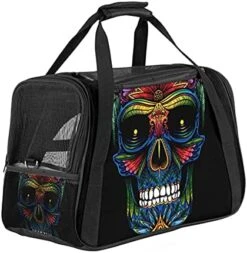 Pet Carrier Retro Seafood Marine With Lobster Pattern Soft-Sided Pet Travel Carriers For Cats,Dogs Puppy Comfort Portable Foldable Pet Bag Airline Approved -Zoo Shop 51kw63cYmXS. AC