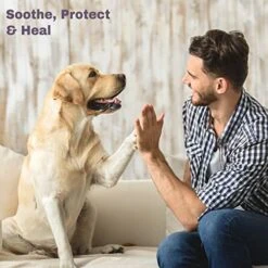 Mighty Mutt Dog Paw Balm | Organic, Natural And Healing | Lick Safe | Soothing Paw Pad Moisturizer | Dog Nose Balm And Paw Soother | 1.76 Oz -Zoo Shop 51lHLYhiSyL