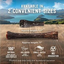 ZIWI Venison Deer Shank – Dog Bone Chew – All Natural, Air-Dried, 2 In 1 Bone Treat Wrapped in Beef Esophagus (Half Shank) -Zoo Shop 51lK9pBDLzS