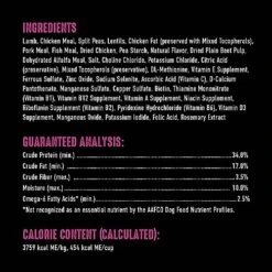 CRAVE Grain Free High Protein Adult Dry Dog Food With Lamb, 12 Lb. Bag -Zoo Shop 51lLVF9K3UL