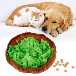 Bicaquu Dog Sniff Mat, Souptoys Training Playing Pet Morder Toy, For Cat Dog Stress Release Feeding Dog Food(Green)