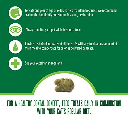 FELINE GREENIES Natural Dental Care Cat Treats Oven Roasted Chicken Flavor, 11 Oz. Tub 6 FELINE GREENIES Natural Dental Care Cat Treats Oven Roasted Chicken Flavor, 11 Oz. Tub - Image 4