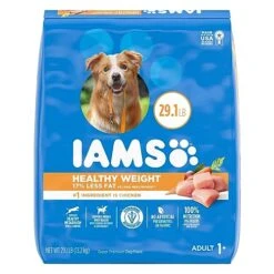 IAMS Adult Healthy Weight Control Dry Dog Food With Real Chicken, 29.1 Lb. Bag