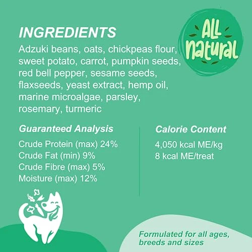 Vivus Pets Natural Vegan Dog Treats - For Immune Boosting & Skin Coat Health - All Natural Human Grade Allergen Free Ingredient - Suitable For All Breeds, 5.3 Oz 4 Vivus Pets Natural Vegan Dog Treats - For Immune Boosting & Skin Coat Health - All Natural Human Grade Allergen Free Ingredient - Suitable For All Breeds, 5.3 Oz - Image 2
