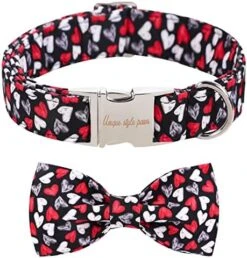 Unique Style Paws Plaid Dog Collar With Bow Pet Gift Adjustable Soft And Comfy Bowtie Collars For Small Medium Large Dogs -Zoo Shop 51m0F4fRYL. AC