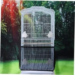 Bird Cages For Parrots Bird Cage Adjustable Bird Cage Net Cage Net Cover Pet Gauze Protective Cover Black Catcher Guard Net Bird Cage Accessory The Birdcage -Zoo Shop 51m4yJWoukL
