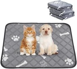 Yuehuam Washable Pee Pads For Dogs, 2 Pack Fast Drying Reusable Dog Training Pads, Super Absorbent Waterproof Whelping Training Mat For Puppy/Senior Dog Indoor, Outdoor And Car Travel -Zoo Shop 51mVW4JhYgL. AC 2