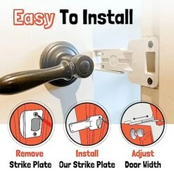 Door Buddy Door Prop For Cats - Easiest Cat Door Latch Holder To Keep Interior Door Open For Pets - Dog Proof Cat Feeding Station & Litter Box - Strong & Portable Door Stopper & Pet Gate Alternative 9 Door Buddy Door Prop For Cats - Easiest Cat Door Latch Holder To Keep Interior Door Open For Pets - Dog Proof Cat Feeding Station & Litter Box - Strong & Portable Door Stopper & Pet Gate Alternative -Zoo Shop 51mdjRJqBcL