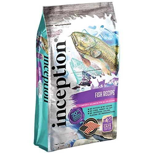 Inception® Dry Cat Food Fish Recipe – Complete And Balanced Cat Food – Meat First Legume Free Dry Cat Food – 13.5 Lb. Bag 3 Inception® Dry Cat Food Fish Recipe – Complete And Balanced Cat Food – Meat First Legume Free Dry Cat Food – 13.5 Lb. Bag