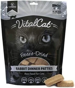 Vital Essentials Vital Cat Freeze Dried Turkey Mini Patties Cat Food - USA Made - All Natural - 8 Oz. -Zoo Shop 51mveKQGqIL. AC