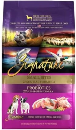 Zignature Trout & Salmon Limited Ingredient Formula Dry Dog Food Small Bites 4lb -Zoo Shop 51myvuluLL. AC 1