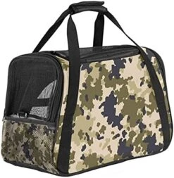 Pet Carrier Fast Food Pizza Hamburg Hot Dog Pattern Soft-Sided Pet Travel Carriers For Cats,Dogs Puppy Comfort Portable Foldable Pet Bag Airline Approved -Zoo Shop 51n8eo9a5 S. AC