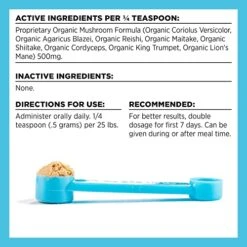 BIXBI Dog Vitamins Supplements Immune Support Daily Cat Supplement, Powder Supplement, 2 Month Supply US -Zoo Shop 51nCuSX6cFL