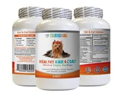 MY LUCKY PETS LLC Dog Skin Soother - Dog Healthy Hair And Coat - Shinny Coat - Skin Health - Immune Support - Nail Health - Dog Immune System Booster - 60 Treats (1 Bottle)