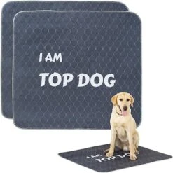 YORJA Washable Puppy Training Pads, 35" X 31" -2 Pack Reusable Dog Pee Mats Waterproof Super Absorbent Quick Dry Non-Slip For For Whelping Home Floor Car Travel 13 YORJA Washable Puppy Training Pads, 35" X 31" -2 Pack Reusable Dog Pee Mats Waterproof Super Absorbent Quick Dry Non-Slip For For Whelping Home Floor Car Travel -Zoo Shop 51nEjs78xlL. AC