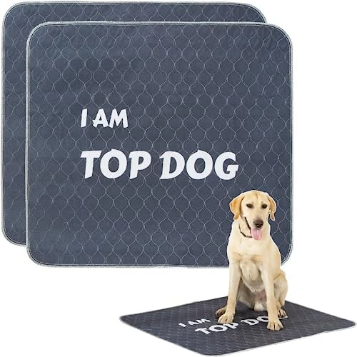 YORJA Washable Puppy Training Pads, 35" X 31" -2 Pack Reusable Dog Pee Mats Waterproof Super Absorbent Quick Dry Non-Slip For For Whelping Home Floor Car Travel 8 YORJA Washable Puppy Training Pads, 35" X 31" -2 Pack Reusable Dog Pee Mats Waterproof Super Absorbent Quick Dry Non-Slip For For Whelping Home Floor Car Travel - Image 6