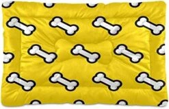 KEEPREAL Dogs Food Bone Dog Bed Cat Bed, Rectangle Comfortable Pet Bed, Ultra Soft Calming Dog Bed For Small Medium Large Dogs, 36x24in -Zoo Shop 51nK40zQajL. AC