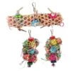 POPETPOP 3pcs Parrot Chew Toy Bird Toys For Parakeets Chewing Toys Bird Toys For Conures Chew Toys Indoor Playset Birds Toys Chewing Toys For Parrots Parakeet Swing Bird Foraging Toys Large -Zoo Shop 51nKTbYfG5L