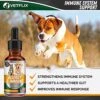 Velflix Allergy Immune Anti Itch & Hot Spots - Made In USA Natural Pet Supplement For Cat & Dog Allergy Relief With Turmeric & Milk Thistle -Seasonal Allergies Digestive Treatment For Dogs & Cats -Zoo Shop 51nRmN4AbpS