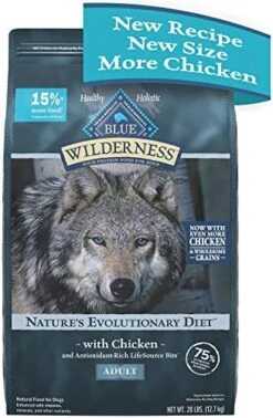 Blue Buffalo Wilderness High Protein Natural Adult Dry Dog Food Plus Wholesome Grains, Salmon 24 Lb Bag -Zoo Shop 51nRss06lWL. AC