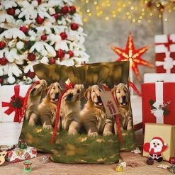 Golden Retriever Dogs Puppies Pets Drawstring Gift Bag,Holiday Gift Giving, Gifts Decorations For Christmas Party Supplies 14 Golden Retriever Dogs Puppies Pets Drawstring Gift Bag,Holiday Gift Giving, Gifts Decorations For Christmas Party Supplies -Zoo Shop 51nVB2GGjCL