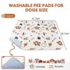 Siwa Mary Puppy Pads, 2-Pack Super Absorbent Pee Pads For Dogs, Non-Slip Washable Dog Pee Pads, Quick Dry Reusable Puppy Pads, Waterproof Dog Mat- Pet Supplies Ideal For Puppy Whelping & Training