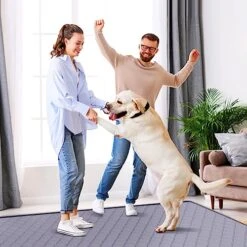 Jhua Washable Pee Pads For Dogs Large 59"x59" Reusable Pee Pads For Dogs, Non-Slip Waterproof Puppy Pads Pet Training Pads, Heavy Absorbent Pee Pad For Dogs, Playpen, Crate, Travel -Zoo Shop 51nZfGCyhiL