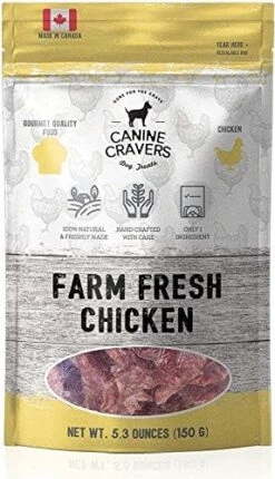 Canine Cravers Single Ingredient Dog Treats – Tender Pork Thins - Human Grade Air Dried Hypoallergenic Pet Food – Grain, Gluten, And Soy Free – 100% All Natural – 5.3 Oz -Zoo Shop 51nfQfwu9zL. AC