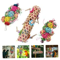 Puppy Chew Toy Puppy Chew Toy Puppy Chew Toy 9 Pcs Training Birdcage Toys Pendants Woven Rattan Toy Parakeet Parrot Hanging Cockatiel Chewing Pet Pendant Chew Bird Bird Toy Bird Toy Bird Toy -Zoo Shop 51nn0MlfXNL