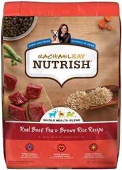 Rachael Ray Nutrish Premium Natural Dry Dog Food, Real Beef, Pea & Brown Rice Recipe, 14 Pounds, Model:-P -Zoo Shop 51ns67j911L. AC