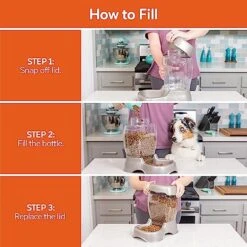 Petmate Pet Cafe Feeder Dog And Cat Feeder Pearl Tan, 12 Lb 20 Petmate Pet Cafe Feeder Dog And Cat Feeder Pearl Tan, 12 Lb -Zoo Shop 51nxZzn6wGL