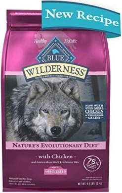 Blue Buffalo Wilderness High Protein Natural Small Breed Adult Dry Dog Food Plus Wholesome Grains, Chicken 13 Lb Bag -Zoo Shop 51o6kWNNkvL. AC