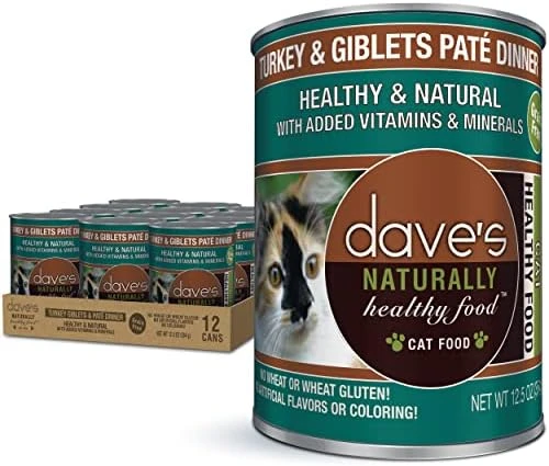 Dave's Pet Food Grain Free Wet Cat Food (Chicken), Made In USA Naturally Healthy Canned Cat Food, Added Vitamins & Minerals, Wheat & Gluten-Free, 12.5 Oz (Case Of 12) 15 Dave's Pet Food Grain Free Wet Cat Food (Chicken), Made In USA Naturally Healthy Canned Cat Food, Added Vitamins & Minerals, Wheat & Gluten-Free, 12.5 Oz (Case Of 12) - Image 13