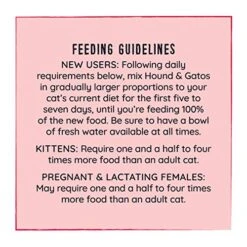 Hound & Gatos Dry Cat Food, Wild Caught Salmon Recipe, 2 Lb Bag -Zoo Shop 51oU2lhFdpL