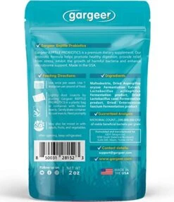Gargeer Reptile Probiotics. Improve Appetite, Digestion And Boost Immune System. Supplement 10-12 Pounds Of Food With Our 2 Oz Bag. Enjoy!