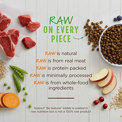 Instinct Be Natural Real Lamb & Oatmeal Recipe Natural Dry Dog Food, 24 Lb. Bag 6 Instinct Be Natural Real Lamb & Oatmeal Recipe Natural Dry Dog Food, 24 Lb. Bag - Image 4