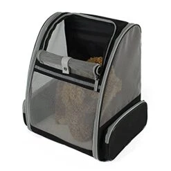 L Cloud Lightweight Pet Cage, Foldable Pet Carrier, Fully Transparent Pet Travel Carrier With Breathable Mesh And Food Bag For Medium Puppy And Cats