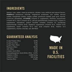 Purina Pro Plan Grain Free, Pate, High Protein Wet Kitten Food, DEVELOPMENT Salmon & Tuna Entree - (24) 3 Oz. Pull-Top Cans -Zoo Shop 51p1e6gmQUL