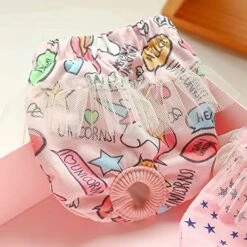 Dog Princess Underwear Pink Cute Pet Underwear Physiological Pants Diaper Pants Physiological Hygiene Products A4 XS -Zoo Shop 51pB3BJD4CL