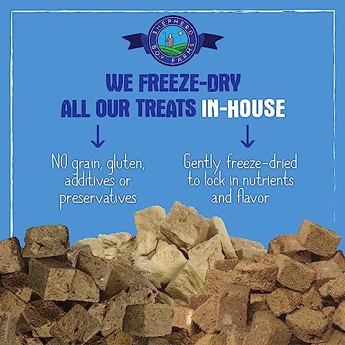 Shepherd Boy Farms Freeze Dried Dog Treats, Chicken Heart, All Natural Freeze-Dried Dog Treat & Dog Snacks, Made In USA, High In Protein, Essential Nutrition Of Raw Dog Food, 3oz 6 Shepherd Boy Farms Freeze Dried Dog Treats, Chicken Heart, All Natural Freeze-Dried Dog Treat & Dog Snacks, Made In USA, High In Protein, Essential Nutrition Of Raw Dog Food, 3oz - Image 4