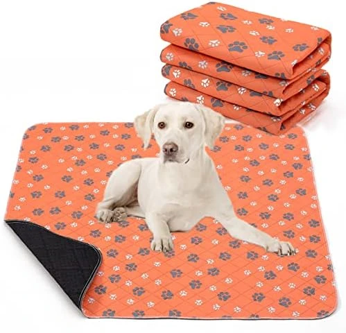 Lepark Washable Pee Pad For Dogs 2Pack Reusable Puppy Pads Pet Training Pads With Fast Absorbent Non-Slip And Waterproof(Orange,36x72) 12 Lepark Washable Pee Pad For Dogs 2Pack Reusable Puppy Pads Pet Training Pads With Fast Absorbent Non-Slip And Waterproof(Orange,36x72) - Image 10