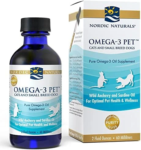 Nordic Naturals Omega-3 Pet, Unflavored - 16 Oz - 1518 Mg Omega-3 Per Teaspoon - Fish Oil For Large To Very Large Dogs With EPA & DHA - Promotes Heart, Skin, Coat, Joint, & Immune Health 9 Nordic Naturals Omega-3 Pet, Unflavored - 16 Oz - 1518 Mg Omega-3 Per Teaspoon - Fish Oil For Large To Very Large Dogs With EPA & DHA - Promotes Heart, Skin, Coat, Joint, & Immune Health - Image 7