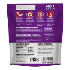Whole Life Pet Just One Tuna - Cat Treat Or Topper - Human Grade, Freeze Dried, One Ingredient - Protein Rich, Grain Free, Made In The USA, 7.5 Ounce -Zoo Shop 51plw4tM9qL