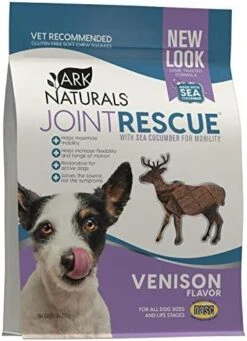 Ark Naturals Joint Rescue Dog Chew, Beef Flavor, Joint Supplement With Glucosamine & Chondroitin, 1 Pack -Zoo Shop 51pvnUTQNWL. AC