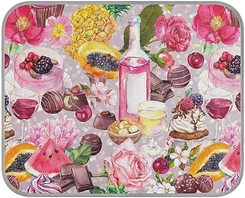 Washable Dog Cooling Mat Summer Holiday Pineapple Summer Cats Sleeping Mat Food Wine Flowers Chocolate Dog Bed Mats 23.6*38.6inch Pet Ice Silk Sleep Kennel Pad Animal Sleep Bed For Home Outdoor Trav 7 Washable Dog Cooling Mat Summer Holiday Pineapple Summer Cats Sleeping Mat Food Wine Flowers Chocolate Dog Bed Mats 23.6*38.6inch Pet Ice Silk Sleep Kennel Pad Animal Sleep Bed For Home Outdoor Trav - Image 5