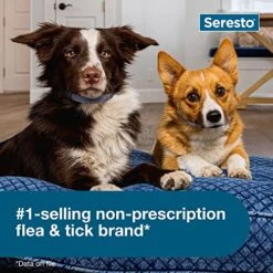 Seresto Small Dog Vet-Recommended Flea & Tick Treatment & Prevention Collar For Dogs Under 18 Lbs. | 8 Months Protection -Zoo Shop 51pyUyLcHNL