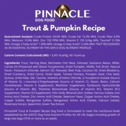 Pinnacle Trout & Pumpkin Dry Dog Food 4 Lb, Infused With Broth -Zoo Shop 51q38mKX3iL
