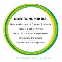 Vetoquinol Enzadent Enzymatic Toothpaste For Cats & Dogs – 3.2 Oz, Poultry Flavor – Triple Enzyme Formula For Healthy Teeth & Gums – Oral Dental Care: Removes Plaque, Polishes Teeth & Freshens Breath -Zoo Shop 51q7HrJrFAL