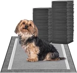 MIZOK Pee Pads For Dogs Large 28x34 Inches, Charcoal Puppy Pads New & Improved Odor-Control Absorbs Up To 8 Cups Of Urine Dog Pee Pads, 6-Layer Leak-Proof Wee Wee Pads For Dogs (40 Counts) 30 MIZOK Pee Pads For Dogs Large 28x34 Inches, Charcoal Puppy Pads New & Improved Odor-Control Absorbs Up To 8 Cups Of Urine Dog Pee Pads, 6-Layer Leak-Proof Wee Wee Pads For Dogs (40 Counts) -Zoo Shop 51q8Id02HnL. AC